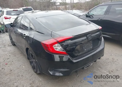 2020 Honda Civic Sport из США, поврежденный, VIN 19XFC2F80LE010517